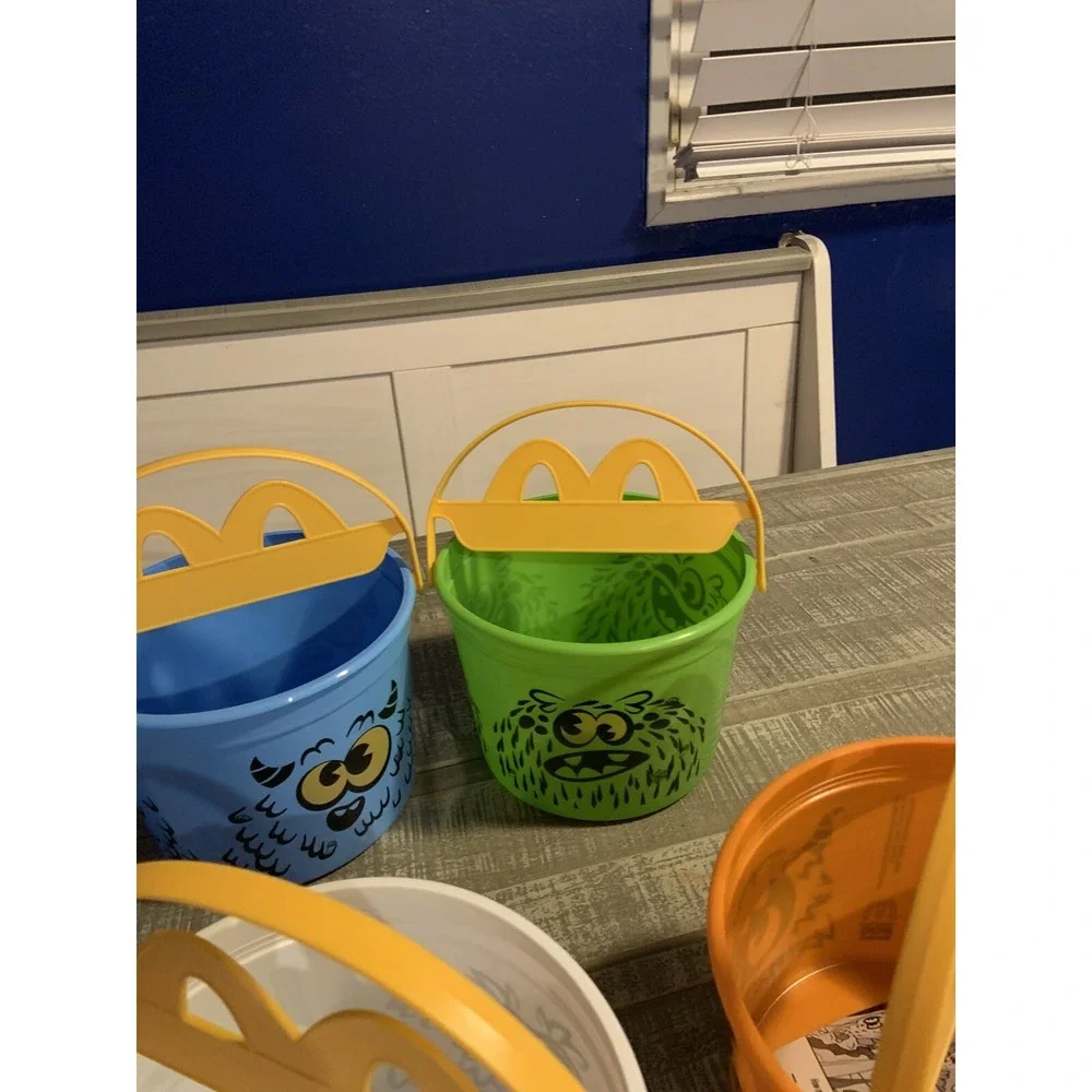 MCDONALD'S 2024 HAPPY MEAL BOO BUCKET -‎ LOT OF 6 Halloween Pails
